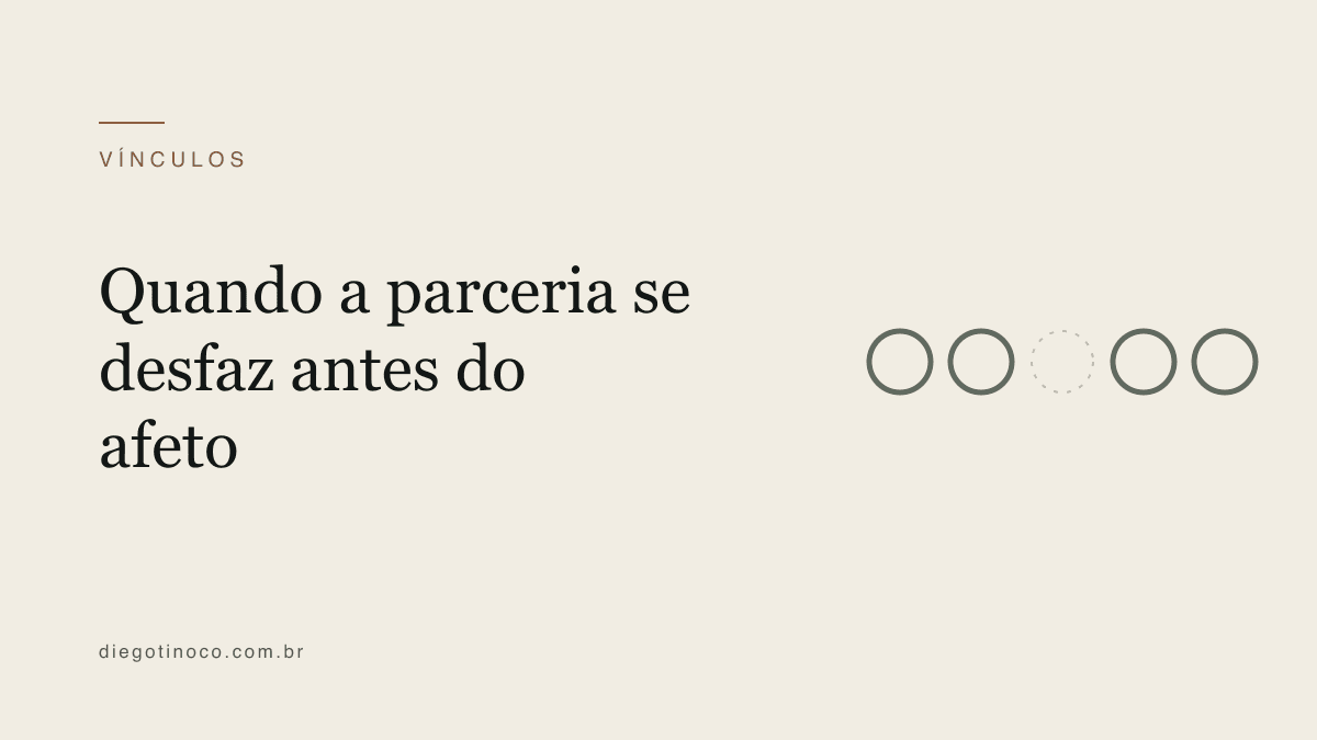 Falta de companheirismo no relacionamento: quando a parceria se desfaz antes do afeto