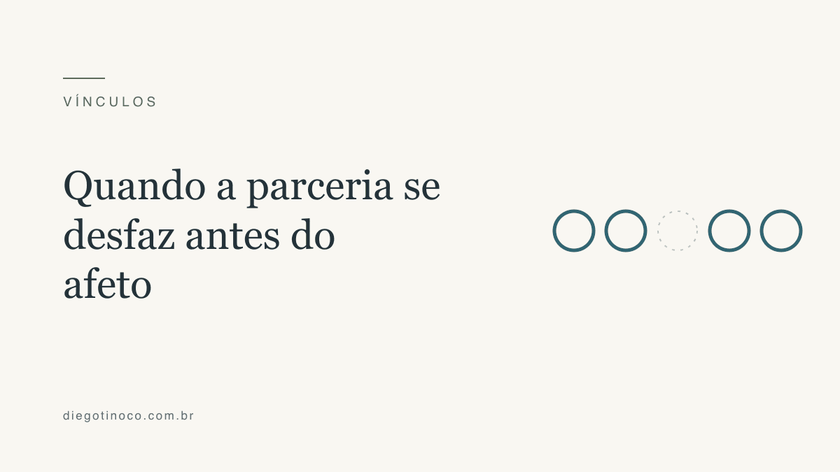 Falta de companheirismo no relacionamento: quando a parceria se desfaz antes do afeto