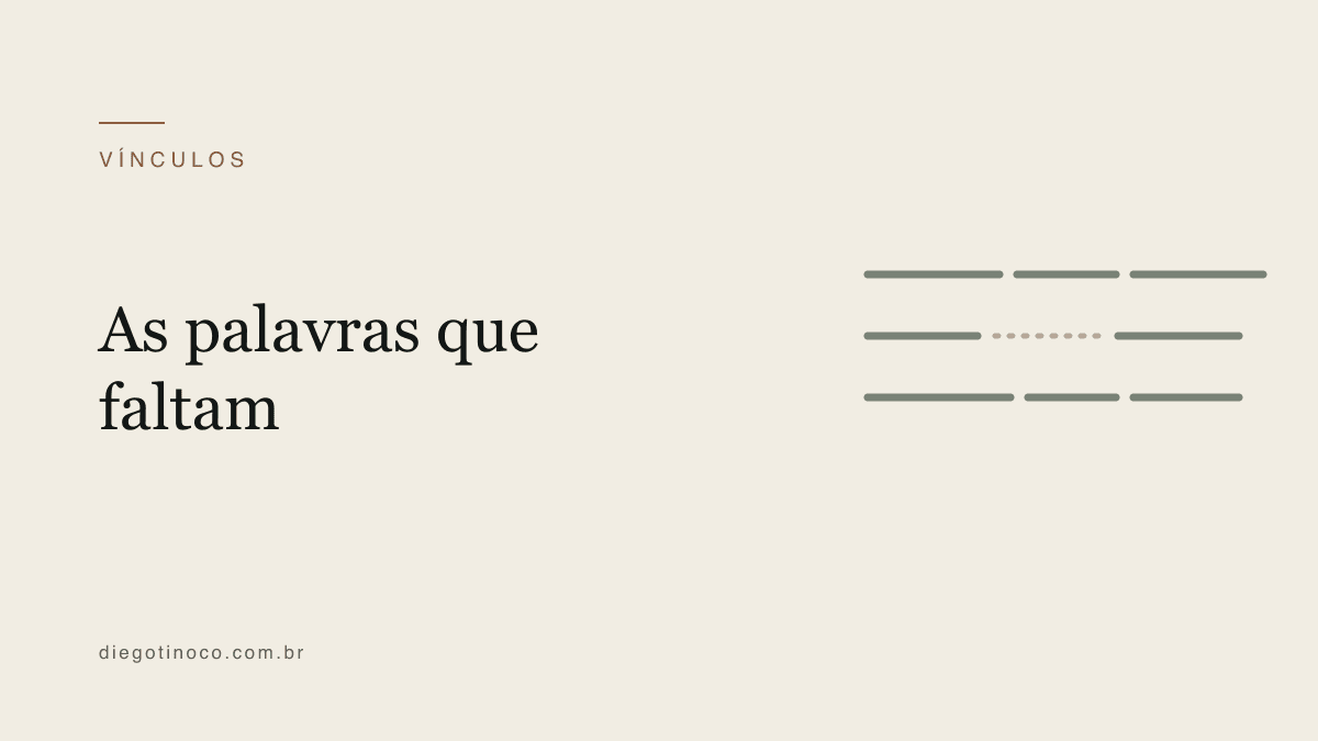 As palavras que faltam: como nomear a solidão dentro de um relacionamento