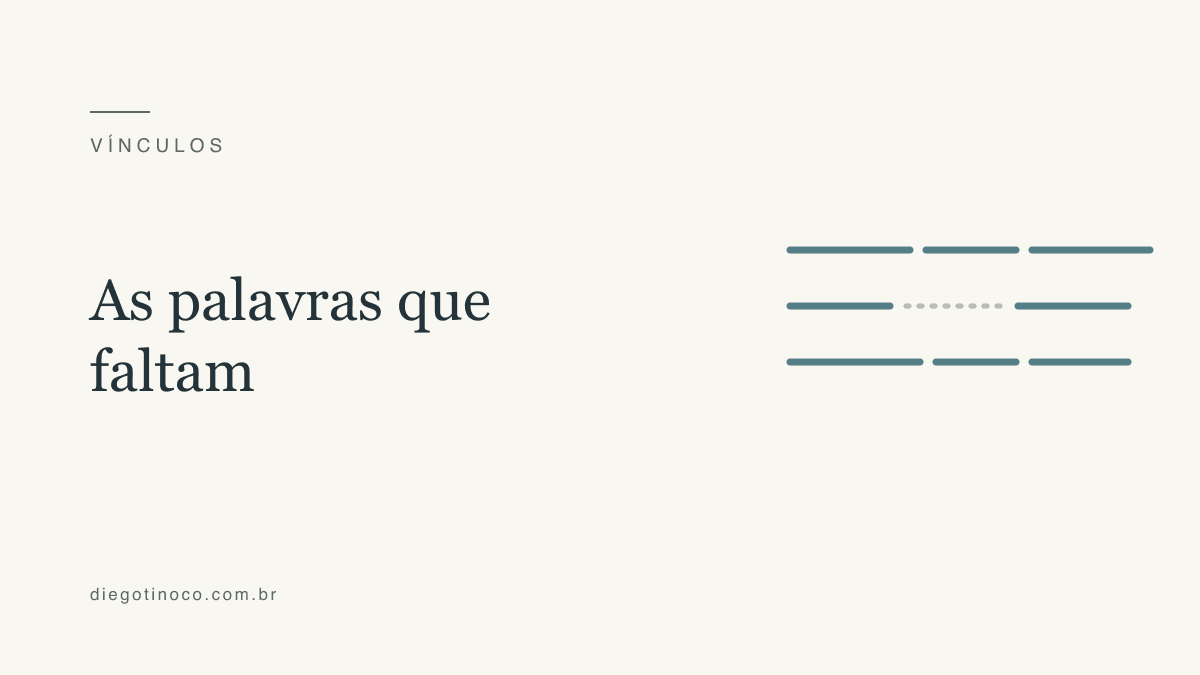 As palavras que faltam: como nomear a solidão dentro de um relacionamento