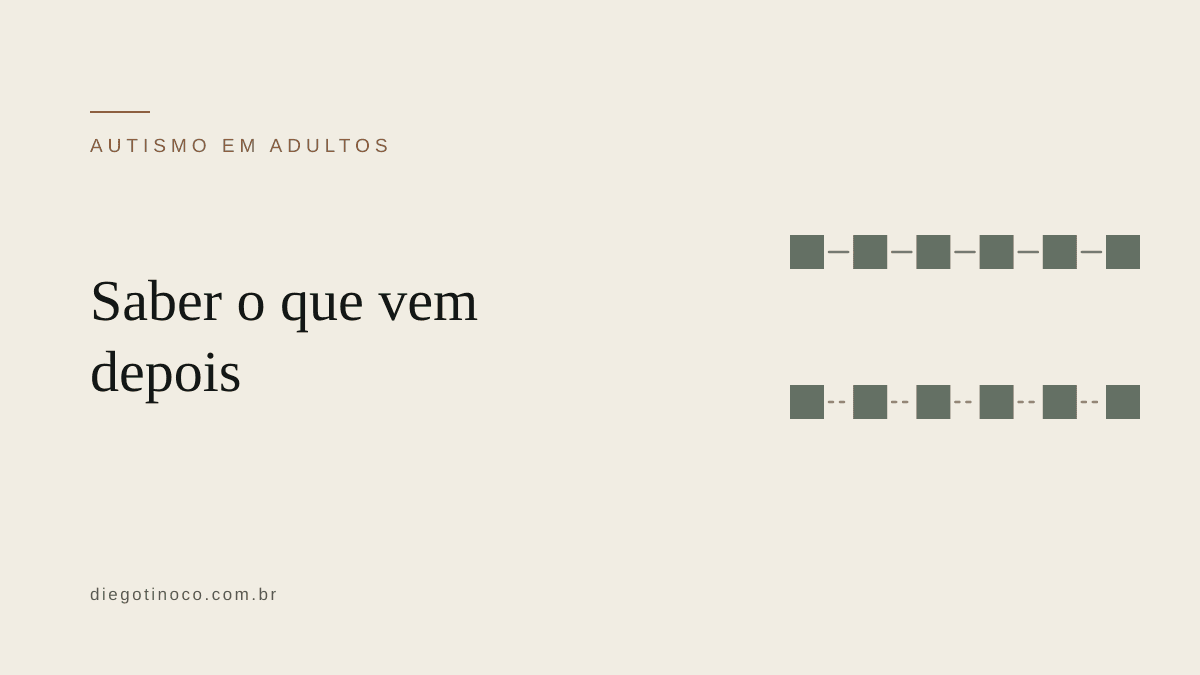 Rotina e previsibilidade no autismo adulto: o que a intolerância à incerteza descreve