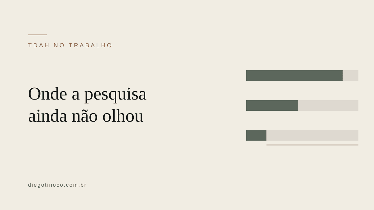 TDAH no trabalho: estratégias, acomodações e o que a pesquisa sustenta