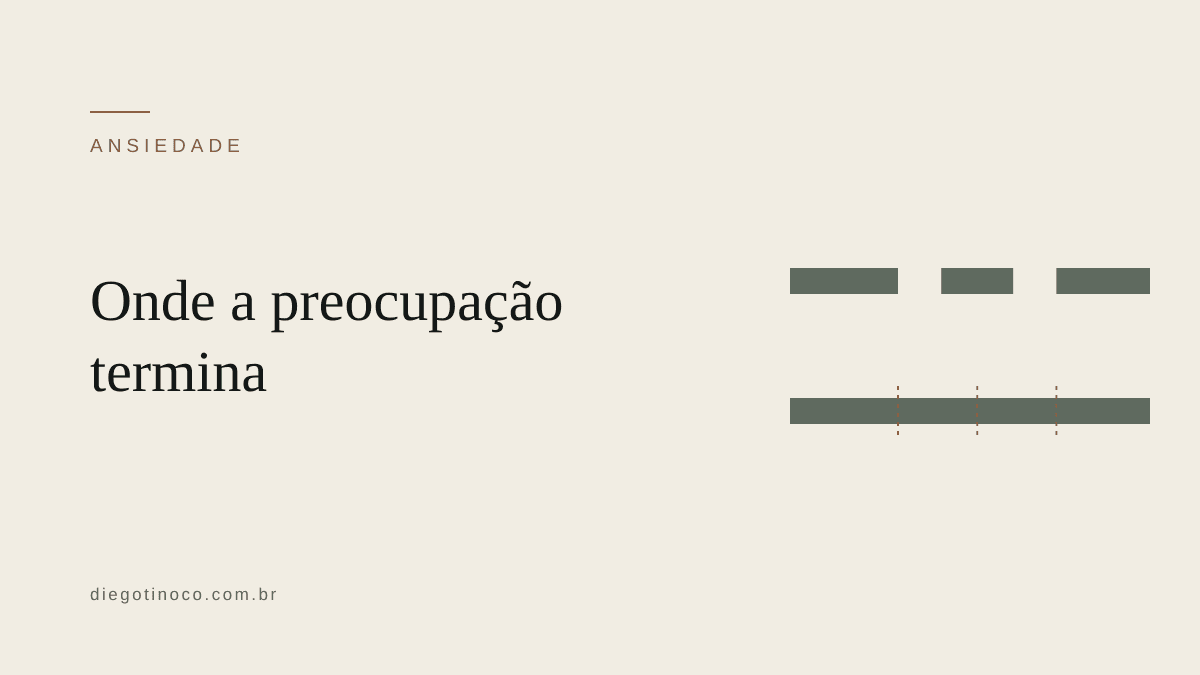 Transtorno de ansiedade generalizada: quando a preocupação não desliga