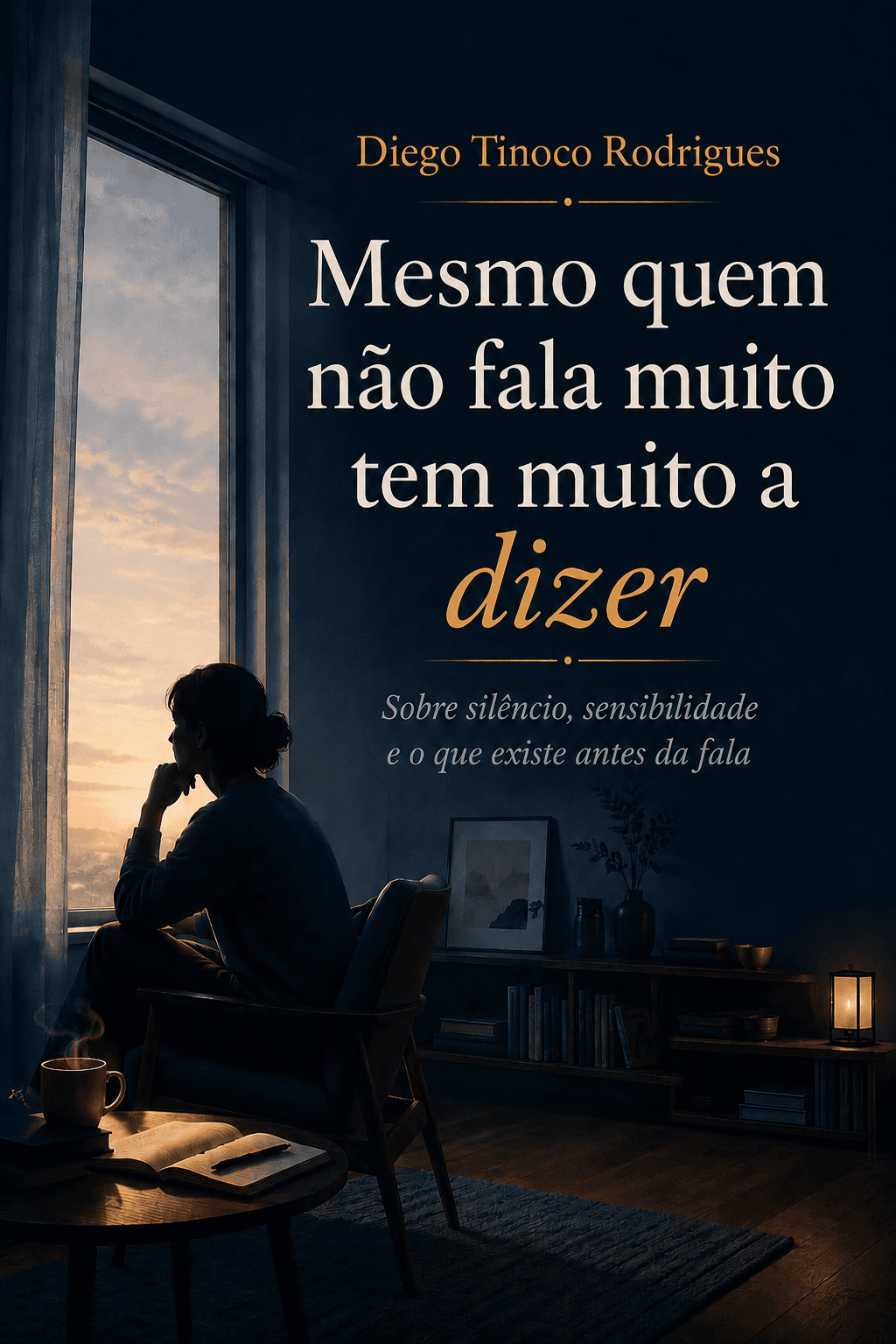 Capa do livro Mesmo quem não fala muito tem muito a dizer — Diego Tinoco Rodrigues